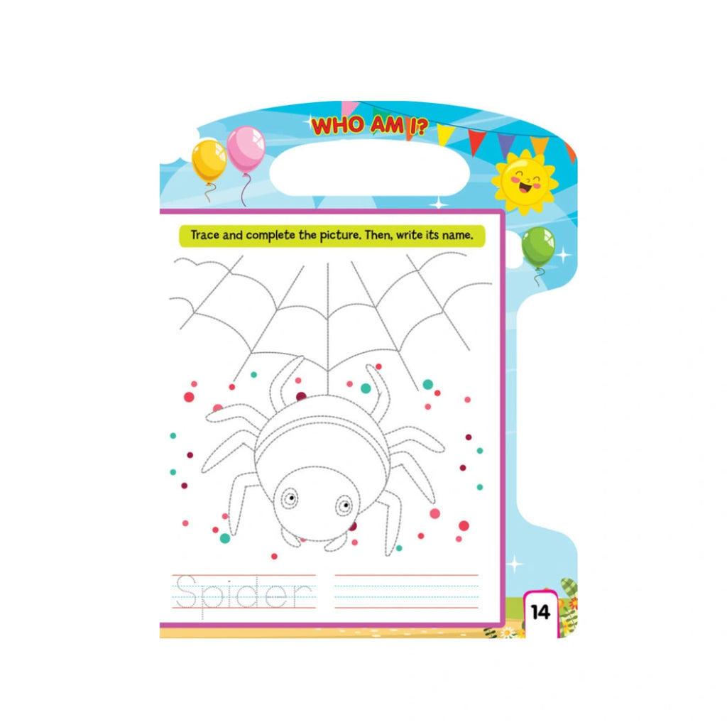 Word tracing and writing book 