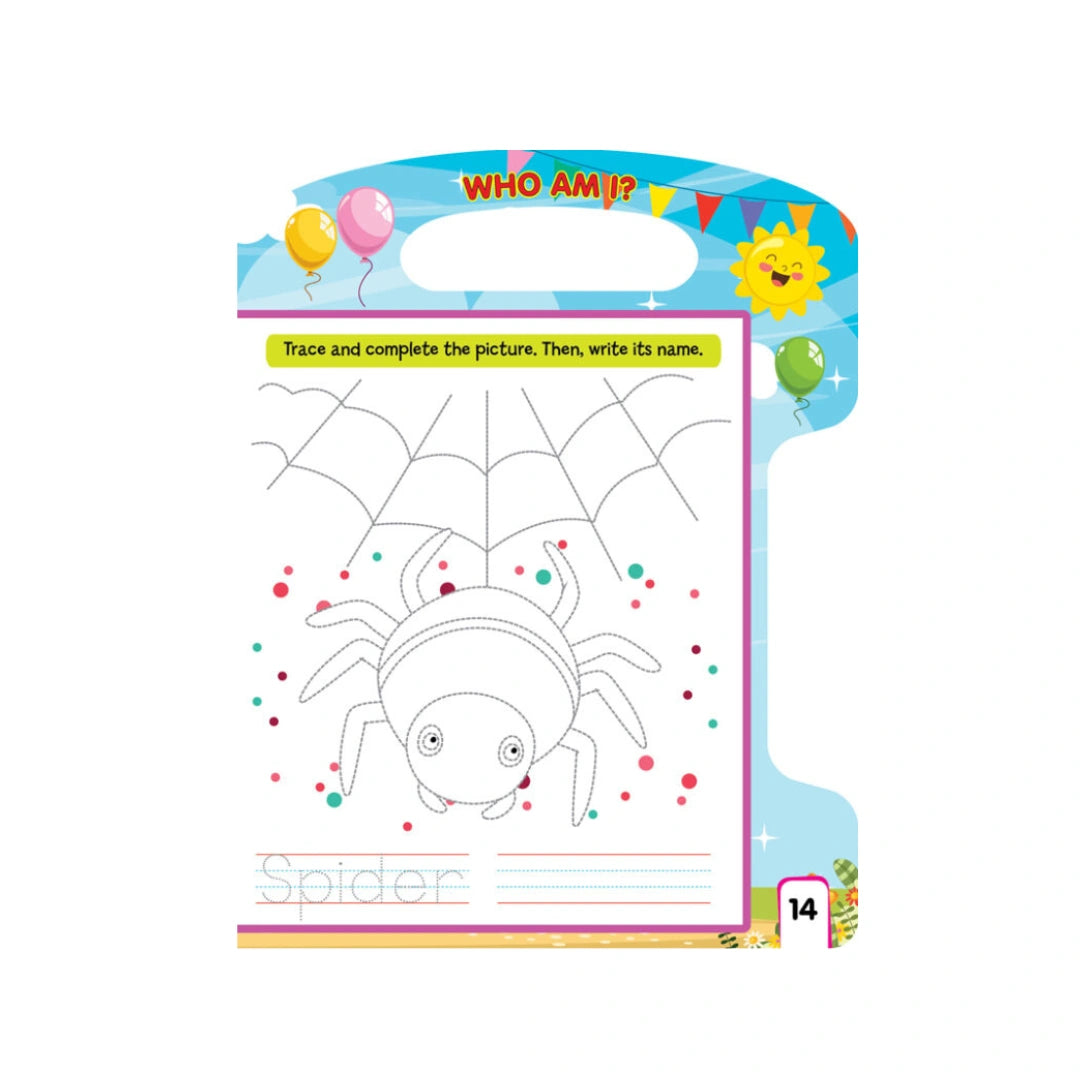 Word tracing and writing book 
