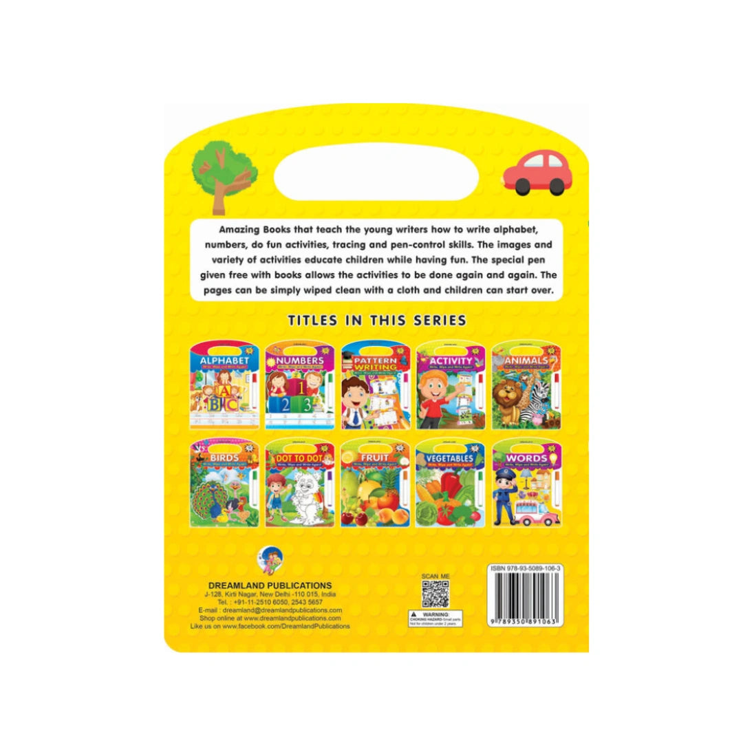 Word tracing and writing book 