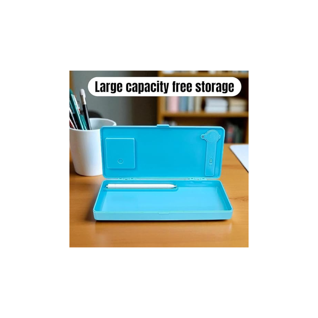 LCD Writing Tablet Pencil Box with Calculator for education