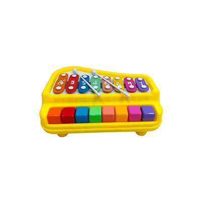 Baan Toys Toys Baan Toys Xylophone Cum Piano with 8 Multicolored Keys (18 Months)