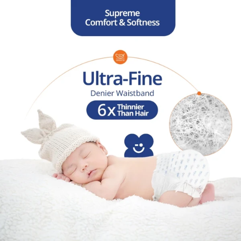 MILK Baby Diaper Yoga Pants, Size M - 42 Pcs, 6 To 11 KG