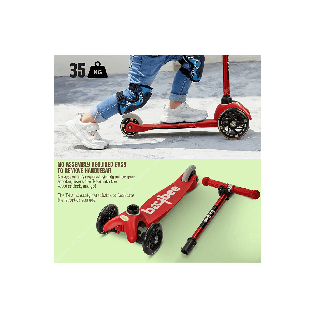 Baybee Ride-ons Baybee Mini Zapper Kick Scooter for Kids with 3 Height Adjustable Handle