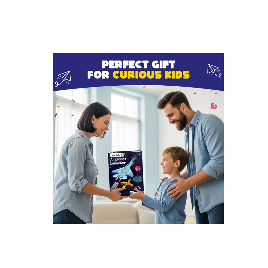 Airplane Launcher STEM Kit – Build & Launch 3 Model Planes