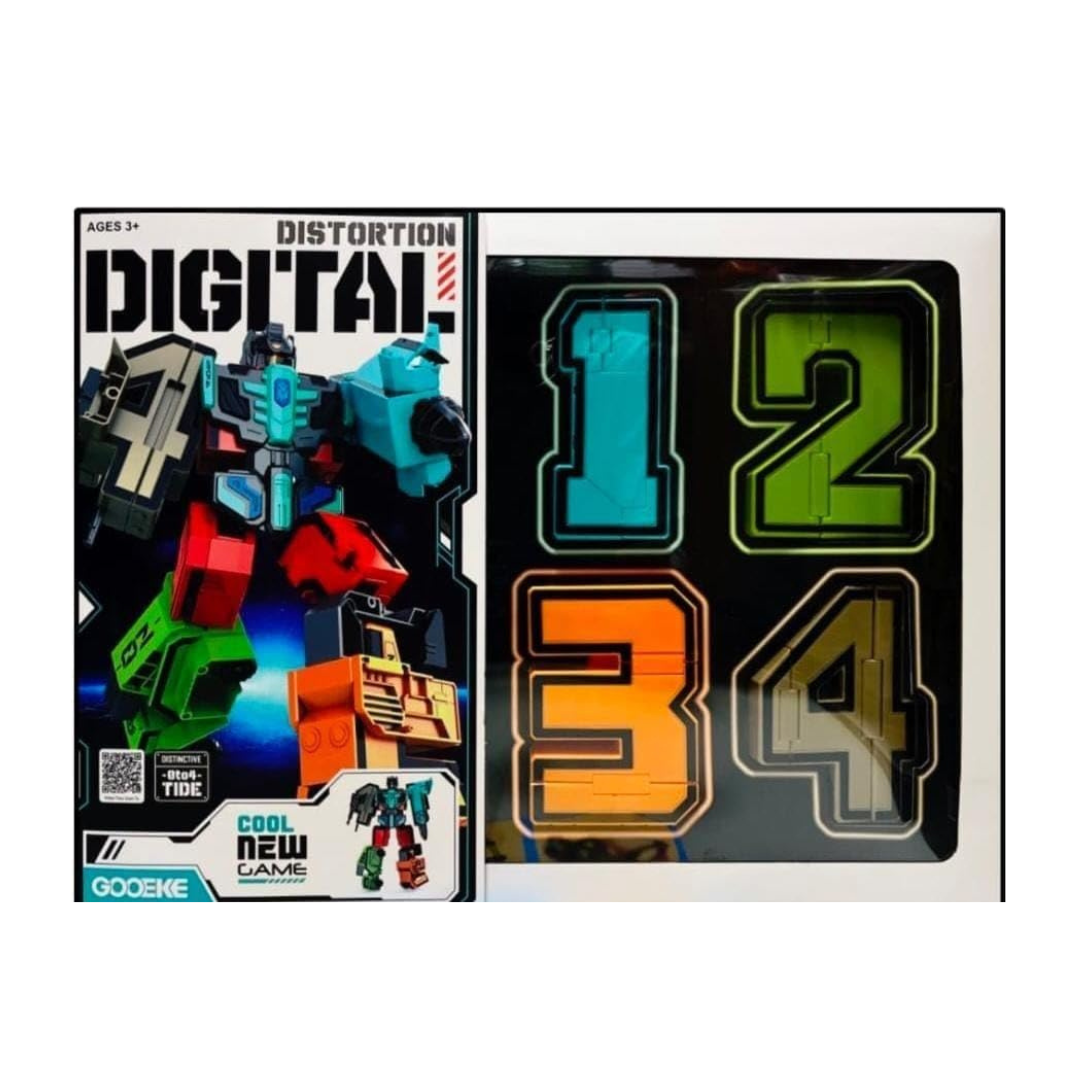 Digital Distortion Robot Puzzle Toy – Number Puzzle Game