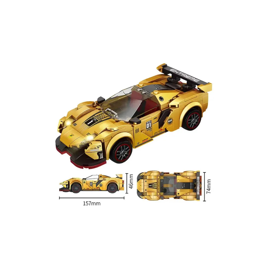 TY Sports Car Racing Model Building Blocks Construction Toy Creative Toy-29