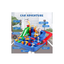 Jugunu Car Adventure Toys, City Rescue Preschool Toy, Race Tracks for Boys, Parent-Child Interactive Kids Race Car Track Playsets (3 Years+)