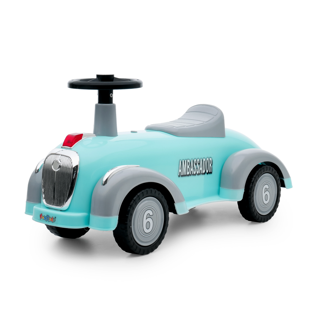 Kids Push and Ride Racer, Vintage Design Ride On Push Car with Horn, Music, Light - 1 to 3 Years Universal Wheels, Kids Indoor/Outdoor Toy Car for Boys and Girls - (Upto 20 Kg)