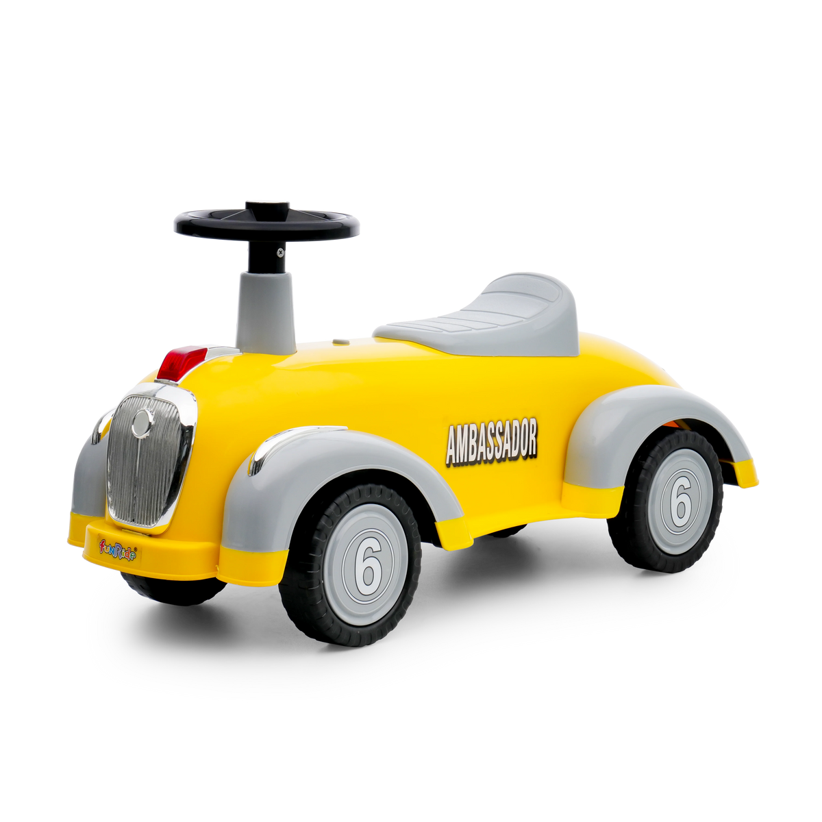 Kids Push and Ride Racer, Vintage Design Ride On Push Car with Horn, Music, Light - 1 to 3 Years Universal Wheels, Kids Indoor/Outdoor Toy Car for Boys and Girls - (Upto 20 Kg)