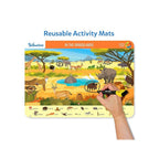 Animals search and find reusable activity game for kids.