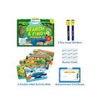 Animals search and find reusable activity game for kids.