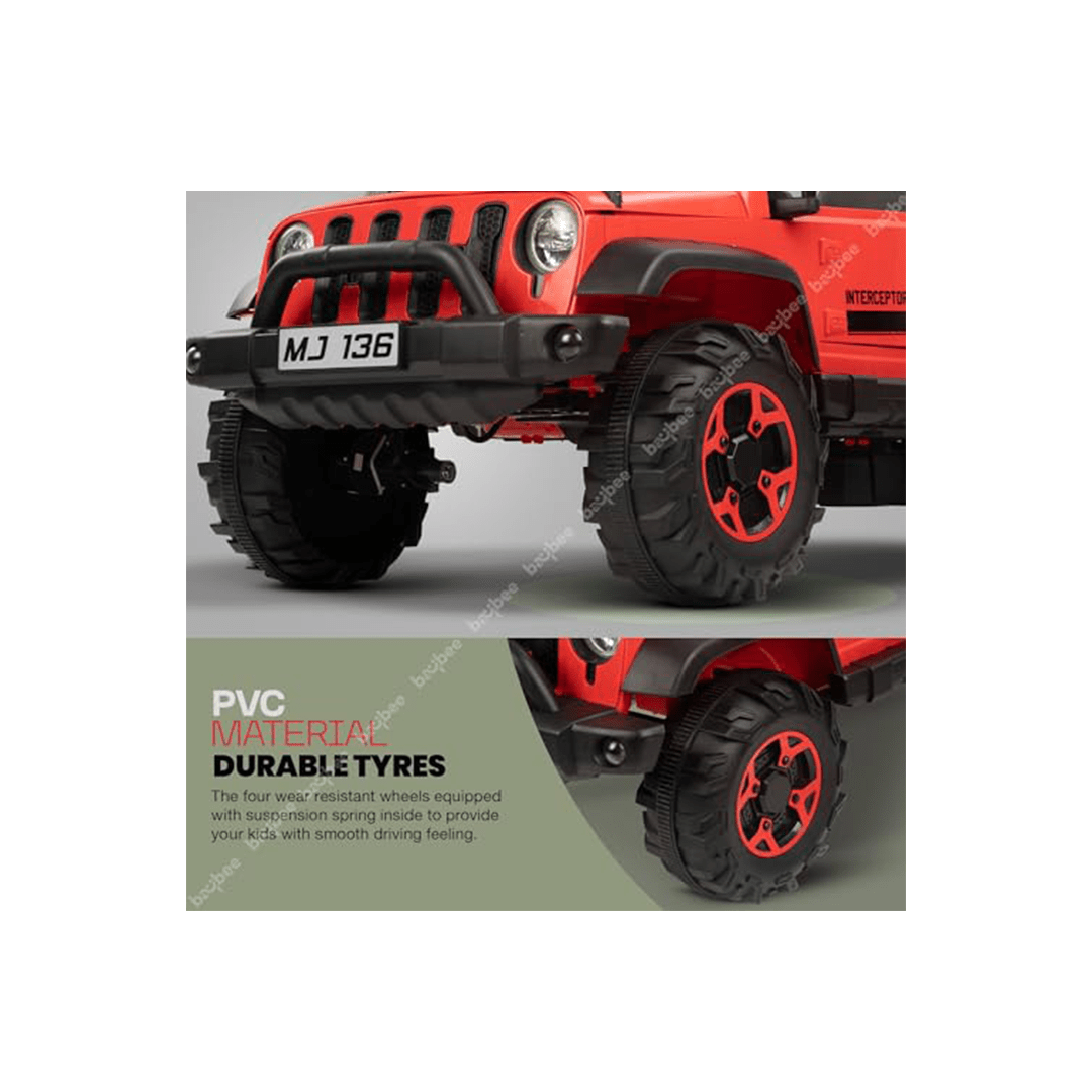 Baybee Ride-ons Baybee Atom Rechargeable Battery Operated Jeep for Kids (Color may Vary)