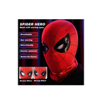 Spider-Man Moving Eyes Mask for Kids – Superhero Costume Mask