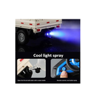 JUGU Remote Control Kei Carriage Truck,1:16 Scale, 2.4GHz, LED Lights, Multi-Directional Control with Water Spray Function, rc Truck, Van