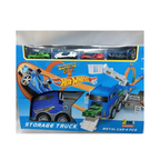 Jugnu Toys Storage Truck with 4 Metal Cars 2 in 1 Engineering Toy for Kids Age 4 Years+
