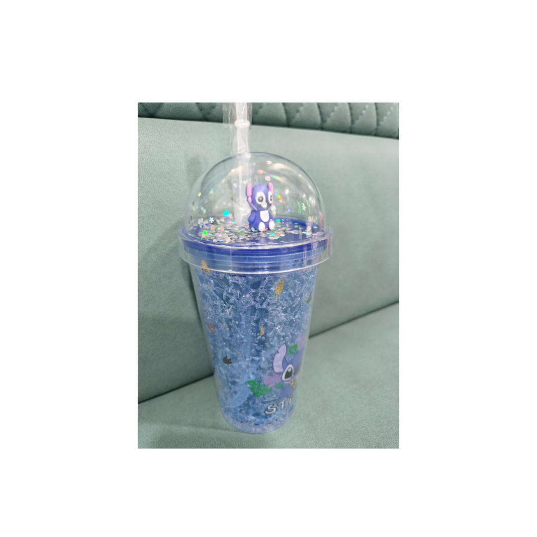 Frosty Gel Sipper | Spill-Proof, Glitter Cup