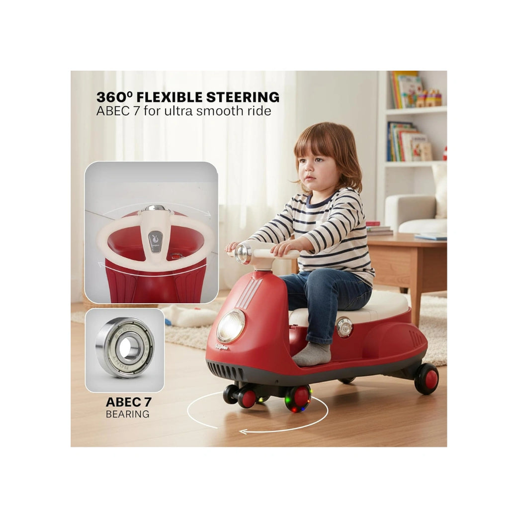 Baby Swing Car with Storage