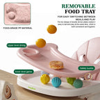 Baybee Multi-Functional Baby High Chair with Cushioned Seat, Removable Tray & Storage Basket For Kids (6 Months+)