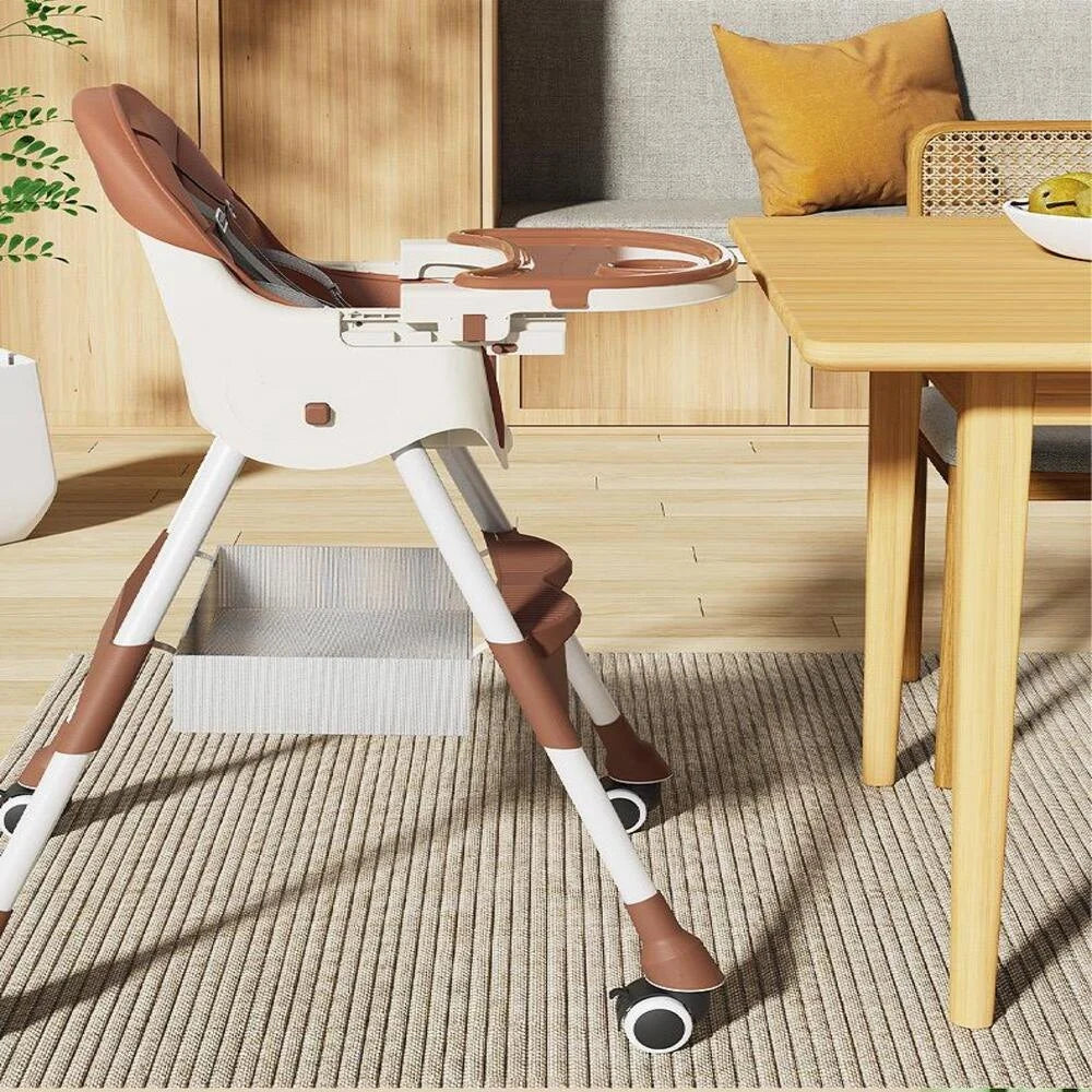 Baybee Multi-Functional Baby High Chair with Cushioned Seat, Removable Tray & Storage Basket For Kids (6 Months+)