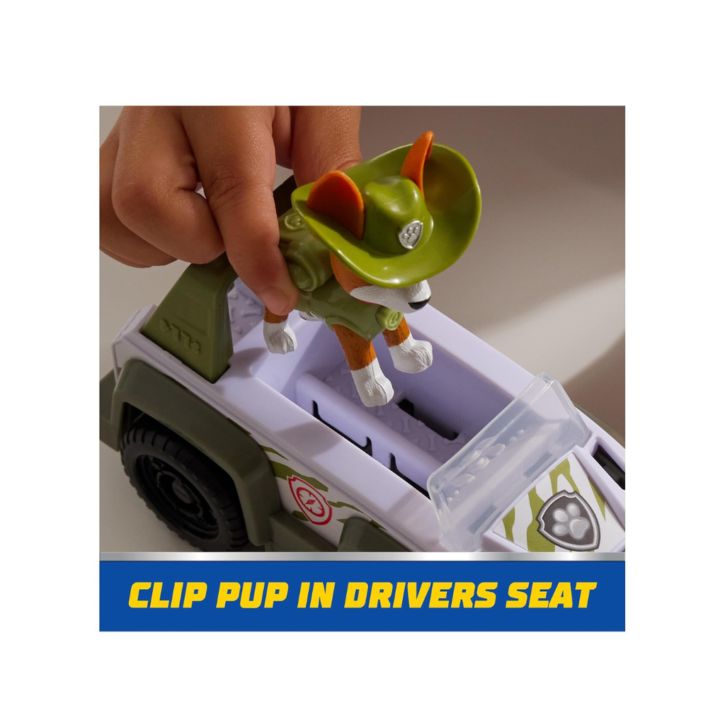 Funskool PAW Patrol Tracker Jungle Cruiser Vehicle with Figure (3+ Years)