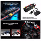 MJX R/C Hyper Go H18P Ford Bronco R 1:12 Scale Super Motor Brushless RC Off-Road Truck | High Performance 4WD Remote Control Rock Crawler Racing Car with Rugged Off-Road Tyres | Ford Bronco R Licensed RC Model