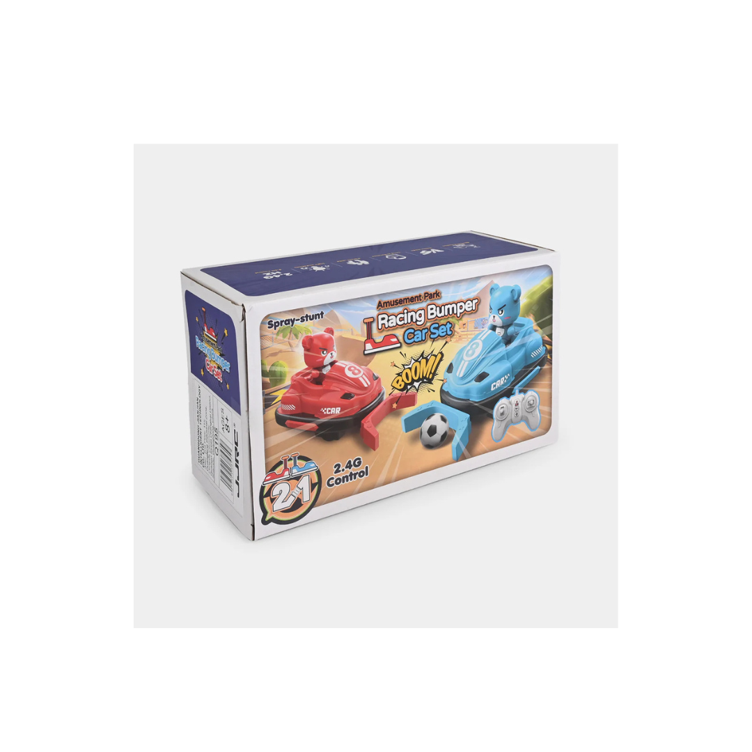 Toy Rush RC Bumper Cars with Electable Robots, LED and Rechargeable Battery, Interactive Toy for Children Boys and Girls