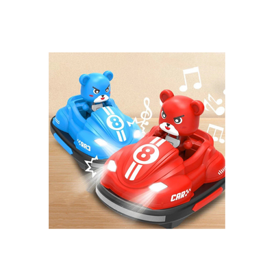 Toy Rush RC Bumper Cars with Electable Robots, LED and Rechargeable Battery, Interactive Toy for Children Boys and Girls