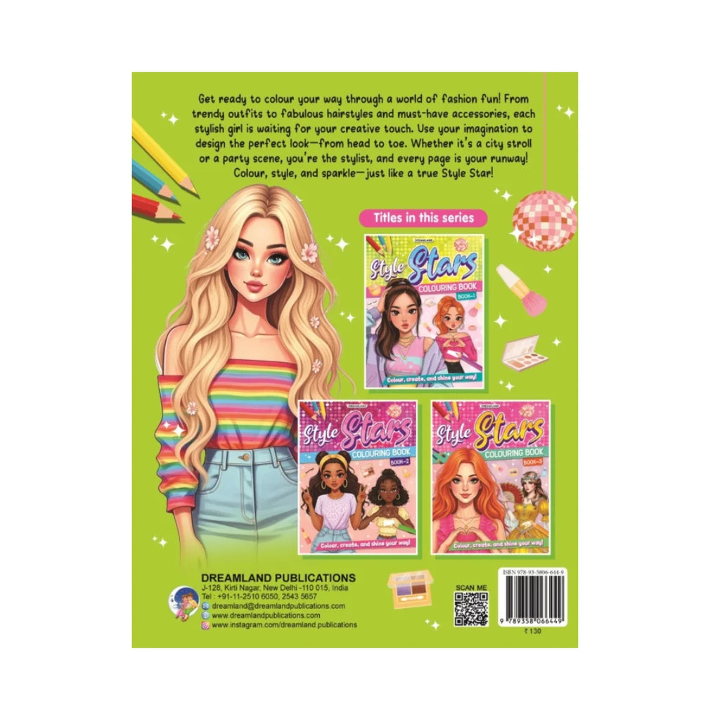 STYLE STARS COLORING BOOK 1