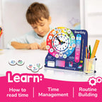 Smartivity DIY Interactive Clock with Stationary Organiser for Kids,Features an Infinity Calendar,Educational Toy (6-12 Years+)