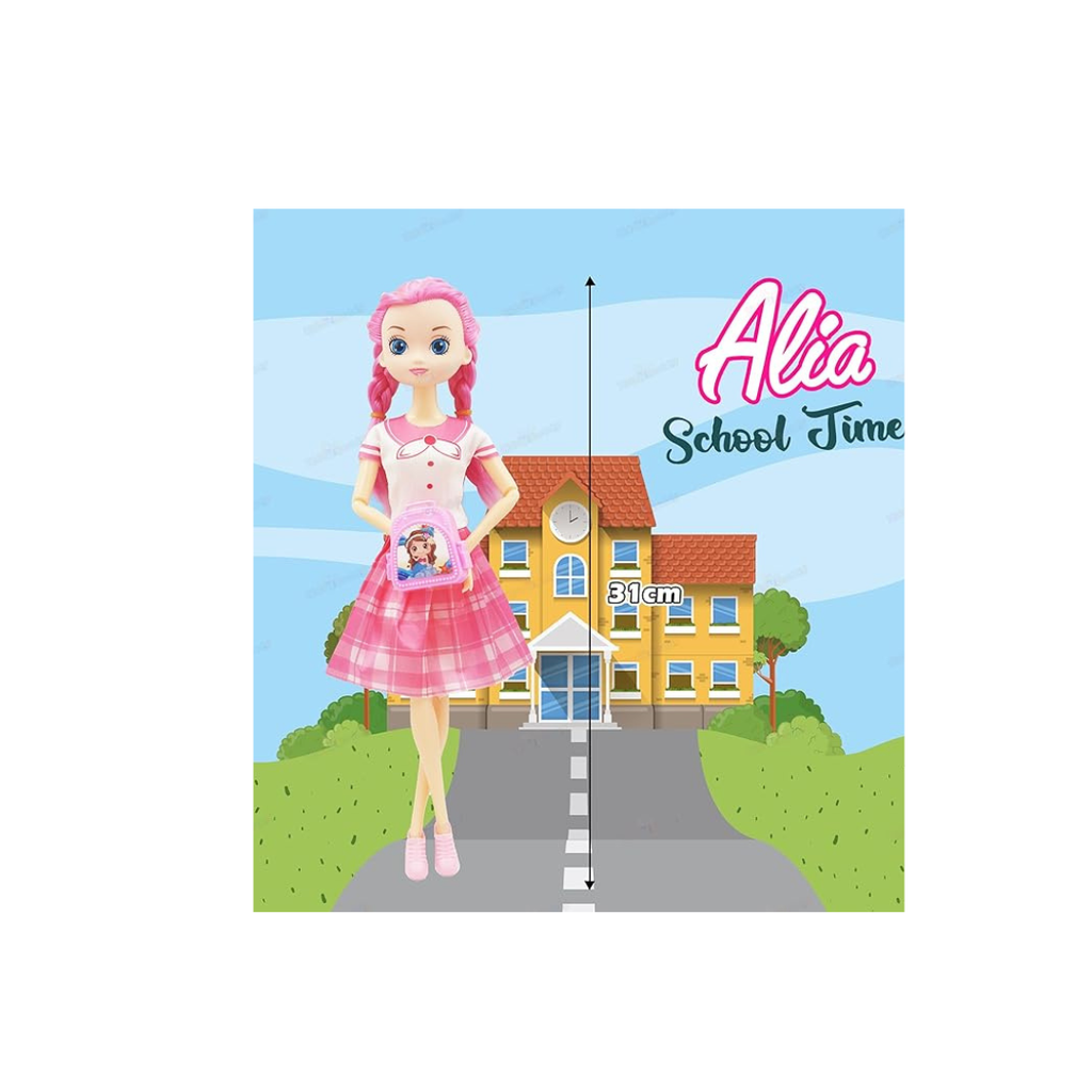 JUGU School Time Alia Doll Set with Accessories
