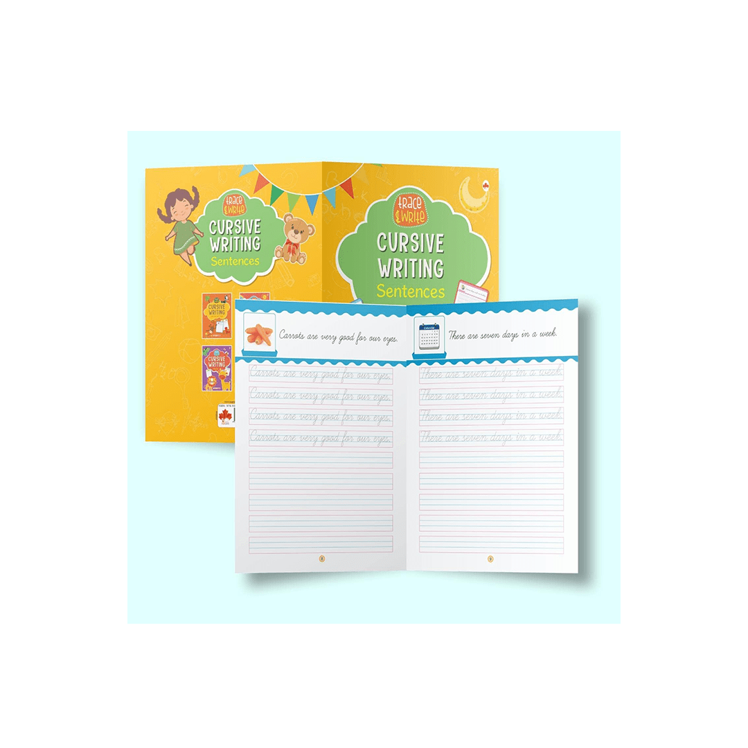 Mapala Press Cursive Writing Books (Set of 5 Books) (Handwriting Practice Books)