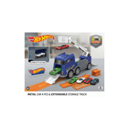 Jugnu Toys Storage Truck with 4 Metal Cars 2 in 1 Engineering Toy for Kids Age 4 Years+