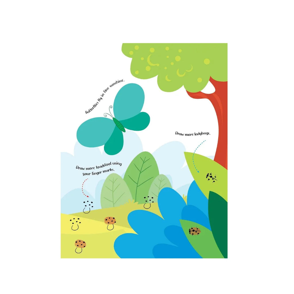 FINGUR PRINT ART - GARDEN