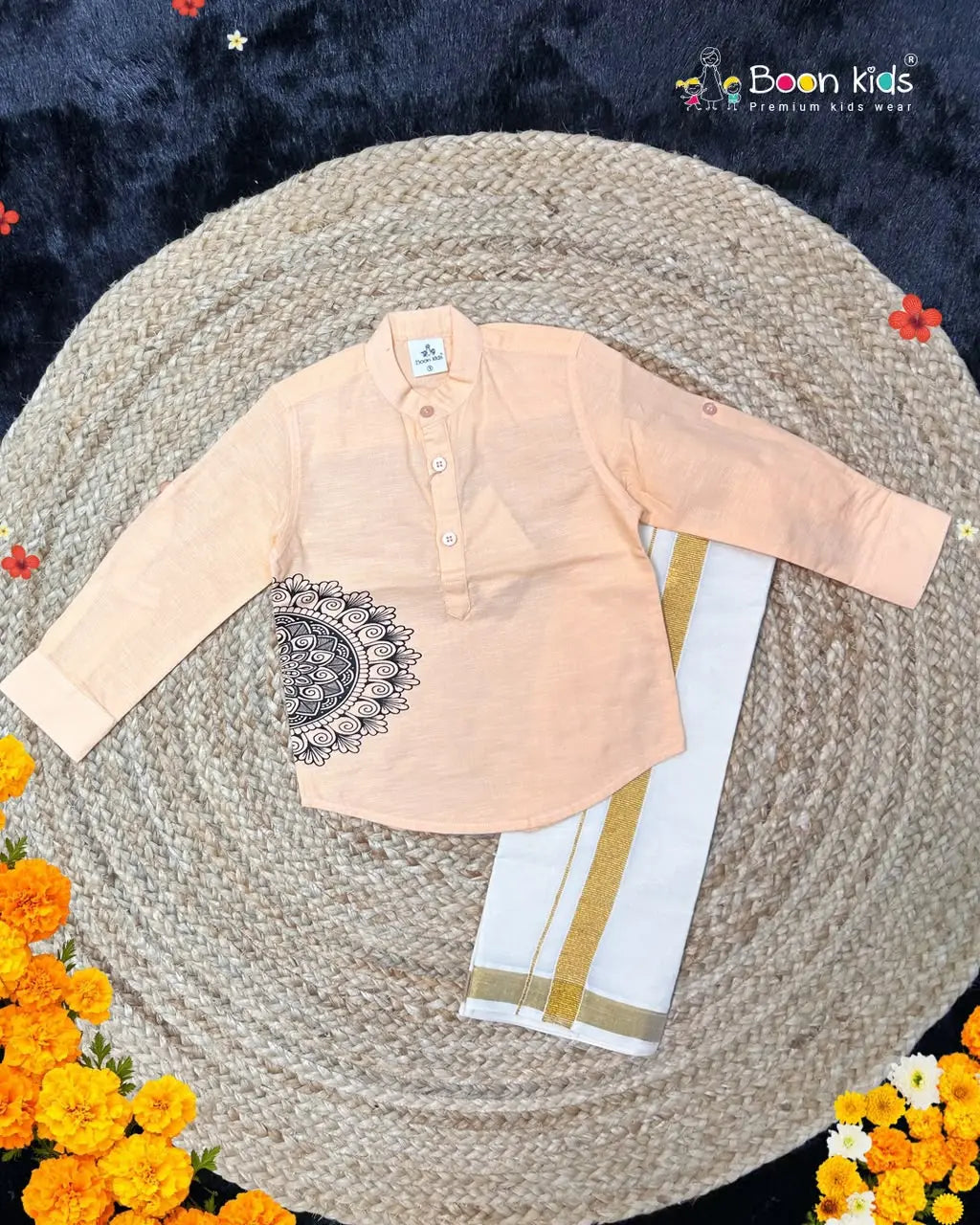 KURTHA ORANGE FOR BOYS