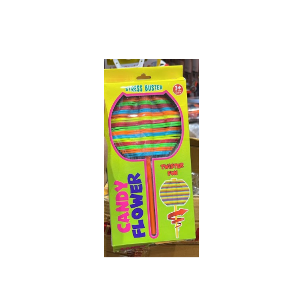Toy Gallery TY Candy Flower Lollipop Rainbow Wave Pattern Kids Toy, Recommended Age 3+