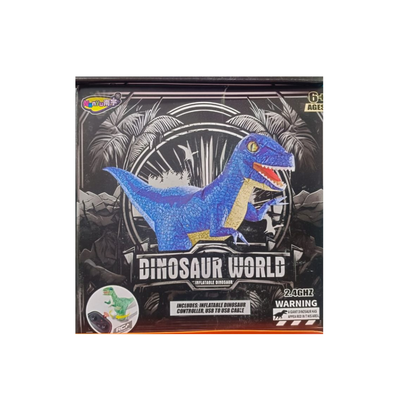 Giant Inflatable RC Dinosaur Toy – Big Remote Control Walking Dino with Lights