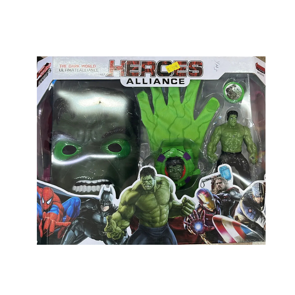 Jugnu Toys Super Heroes Toy Set for Kids, Recommended Age 5+, Random Design as per Availability
