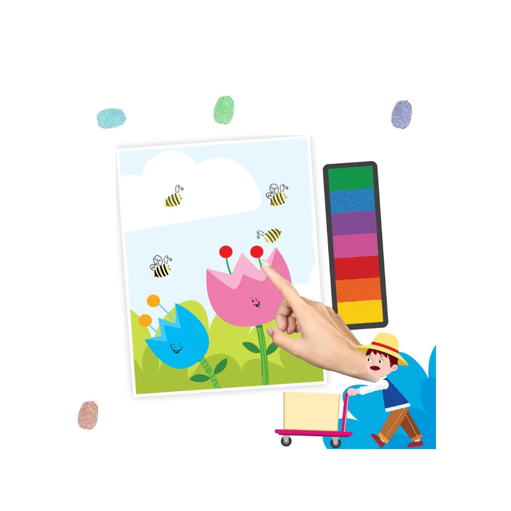 FINGUR PRINT ART - GARDEN