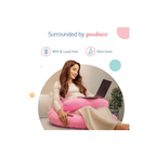LuvLap Maternity Pillow for Pregnancy Sleeping, Maternity Pillow for Pregnant Women, C-Shaped Pillow, Full Body Pillow, Washable Cover, Ideal for Pregnant Women & Nursing Moms