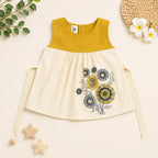 FROCK WITH ROUND PRINT