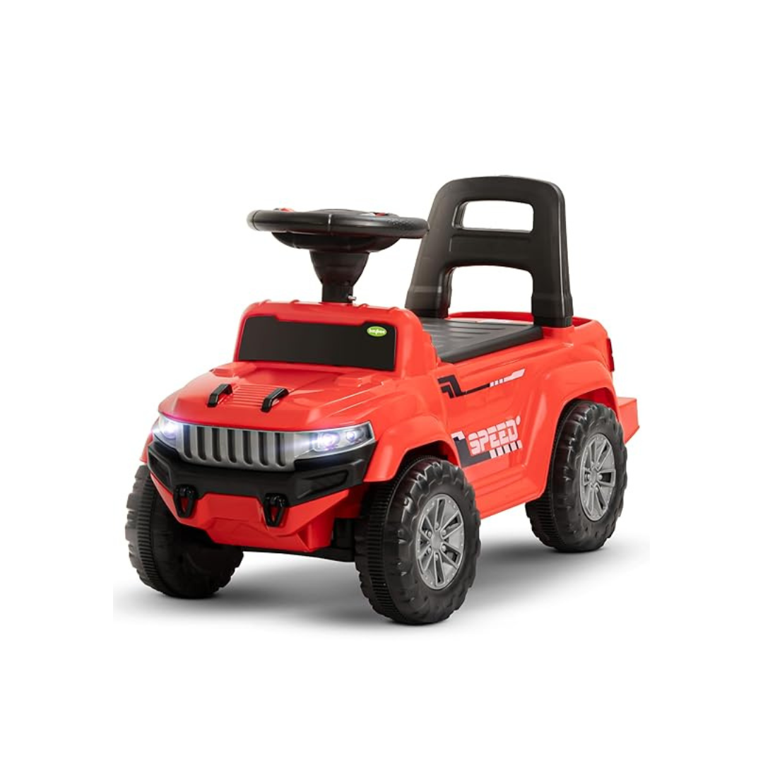 Baybee Speedy Baby Ride on Car for Kids, Push Ride on Toy With Led Light
