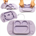 EasyTots Mini Mat Silicone Suction Plate - Minimat Teal
