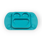 EasyTots Mini Mat Silicone Suction Plate - Minimat Teal