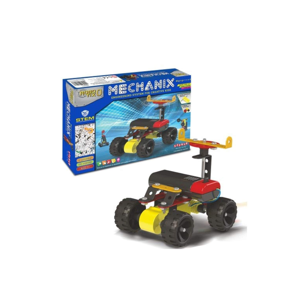 Mechanix Robotix Zephyr STEM Engineering Construction Kit for Kids Age 7+