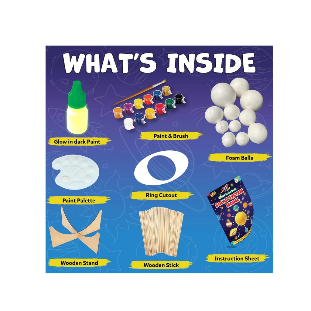 Little Berry Solar System Model Kit, DIY Space Learning & Art Craft Kit for School Projects and Home Learning (5 Years+)