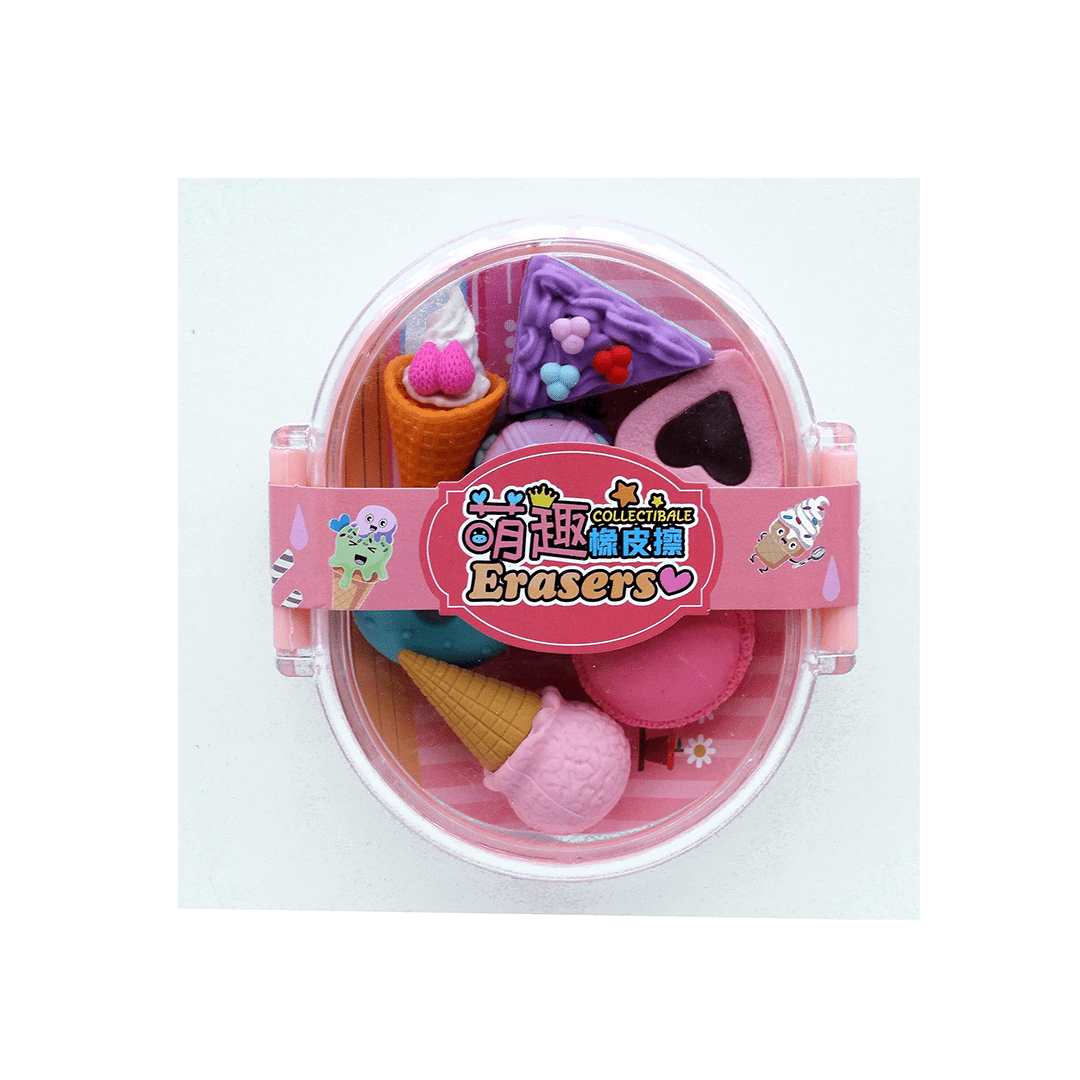 Burani Toys Toys Burani Toys Fancy & Stylish Colorful Erasers for Kids