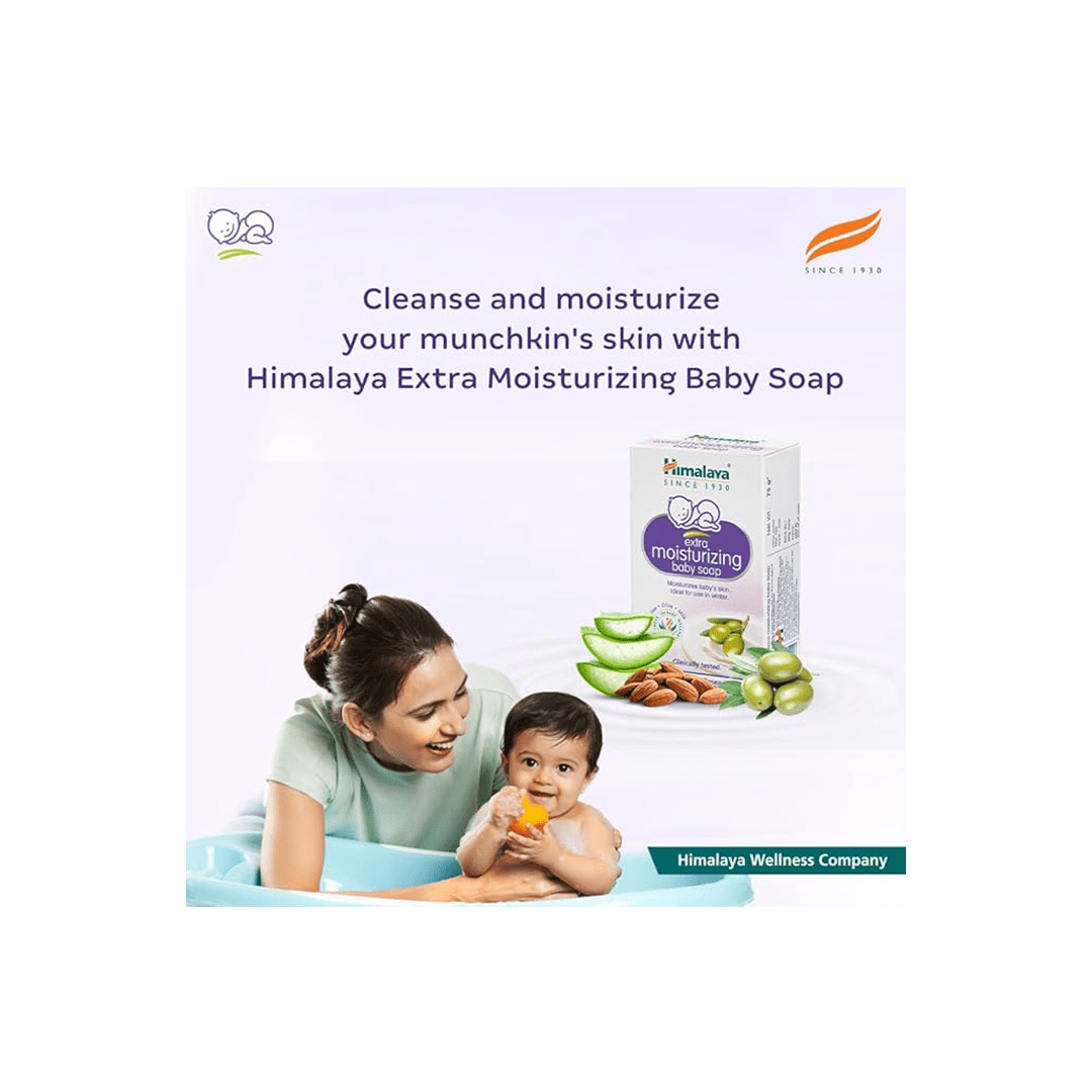 Himalaya Baby Care Himalaya Extra Moisturizing Baby Soap (0-24 Months)