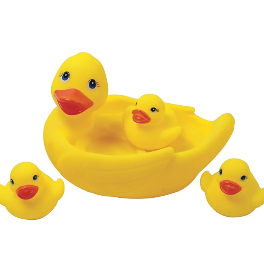 TG Duck Family Baby Bath Toy – 37 | Floating Duck Bath Toy Set for Babies & Toddlers
