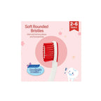 Pigeon Kids Toothbrush with free Tooothpaste, Soft Rounded Bristles Baby & Kids Toothbrush with Easy-Grip Handle, BPA-Free Child-Safe Material, Gentle Oral Care Toothbrush for Toddlers & Growing Kids (2 Years+)