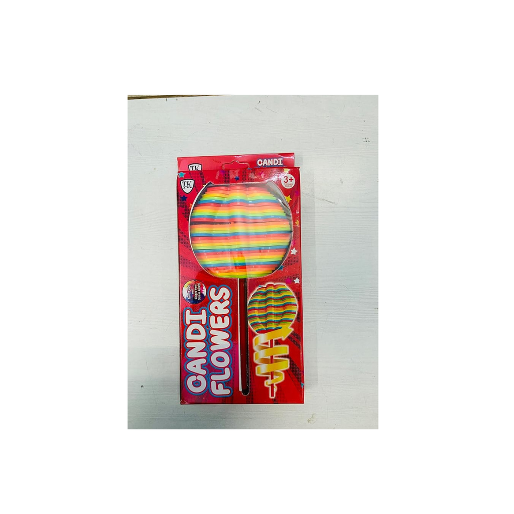 Toy Gallery TY Candy Flower Lollipop Rainbow Wave Pattern Kids Toy, Recommended Age 3+
